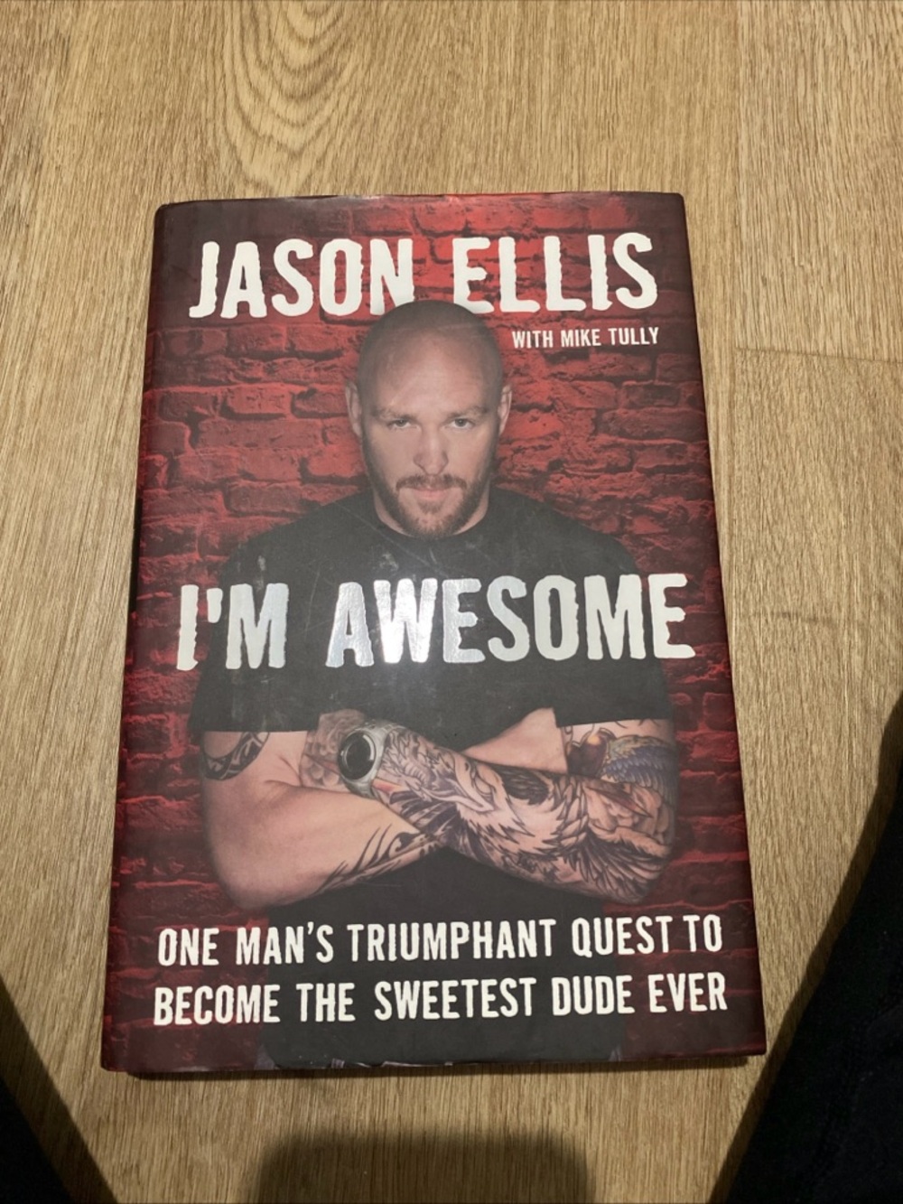 Jason Ellis "I'm Awesome" Hardcover Book - Red Cover